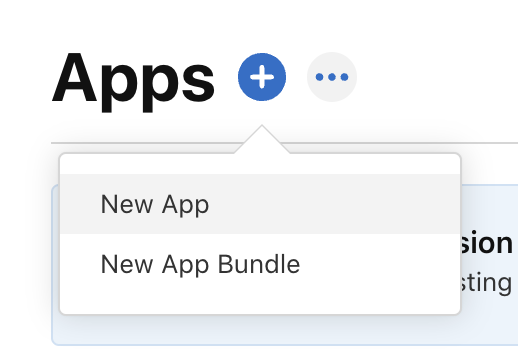 New App